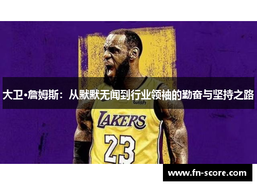 大卫·詹姆斯：从默默无闻到行业领袖的勤奋与坚持之路